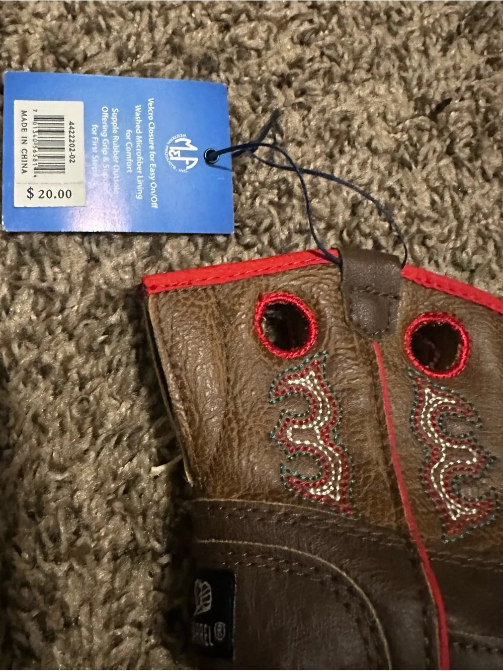 Twister Infant Kolter Baby Brown Cowboy Boots